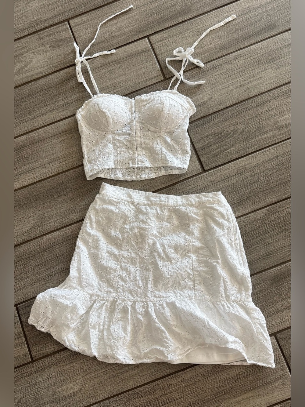 Womens 2 Piece Lace Set